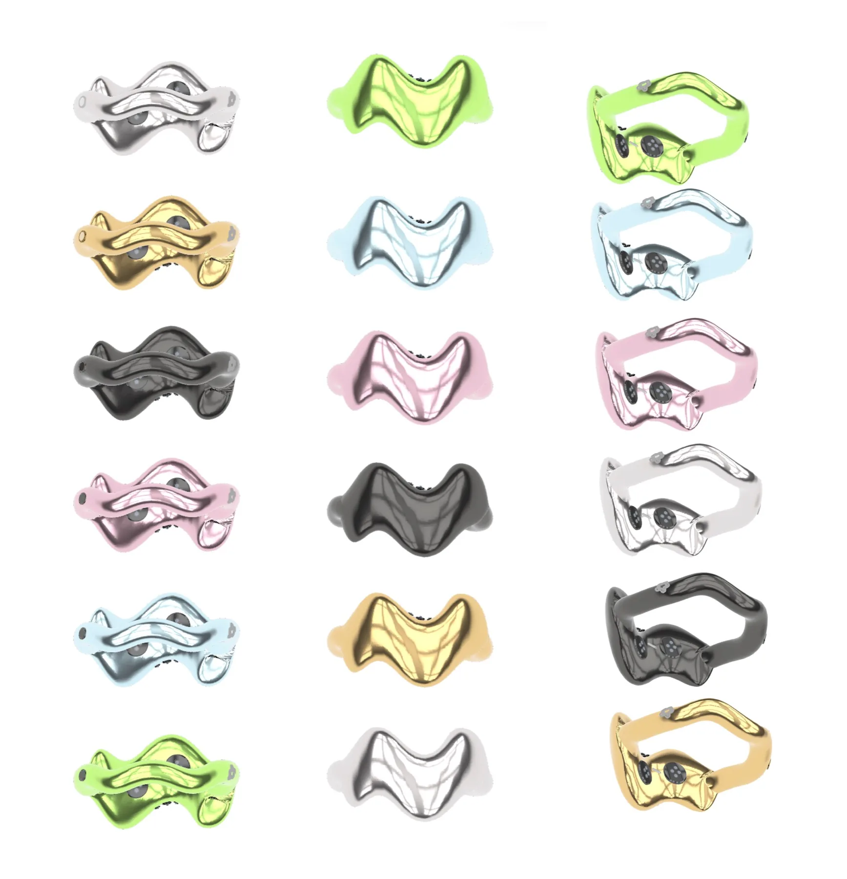 Wearable controller color explorations