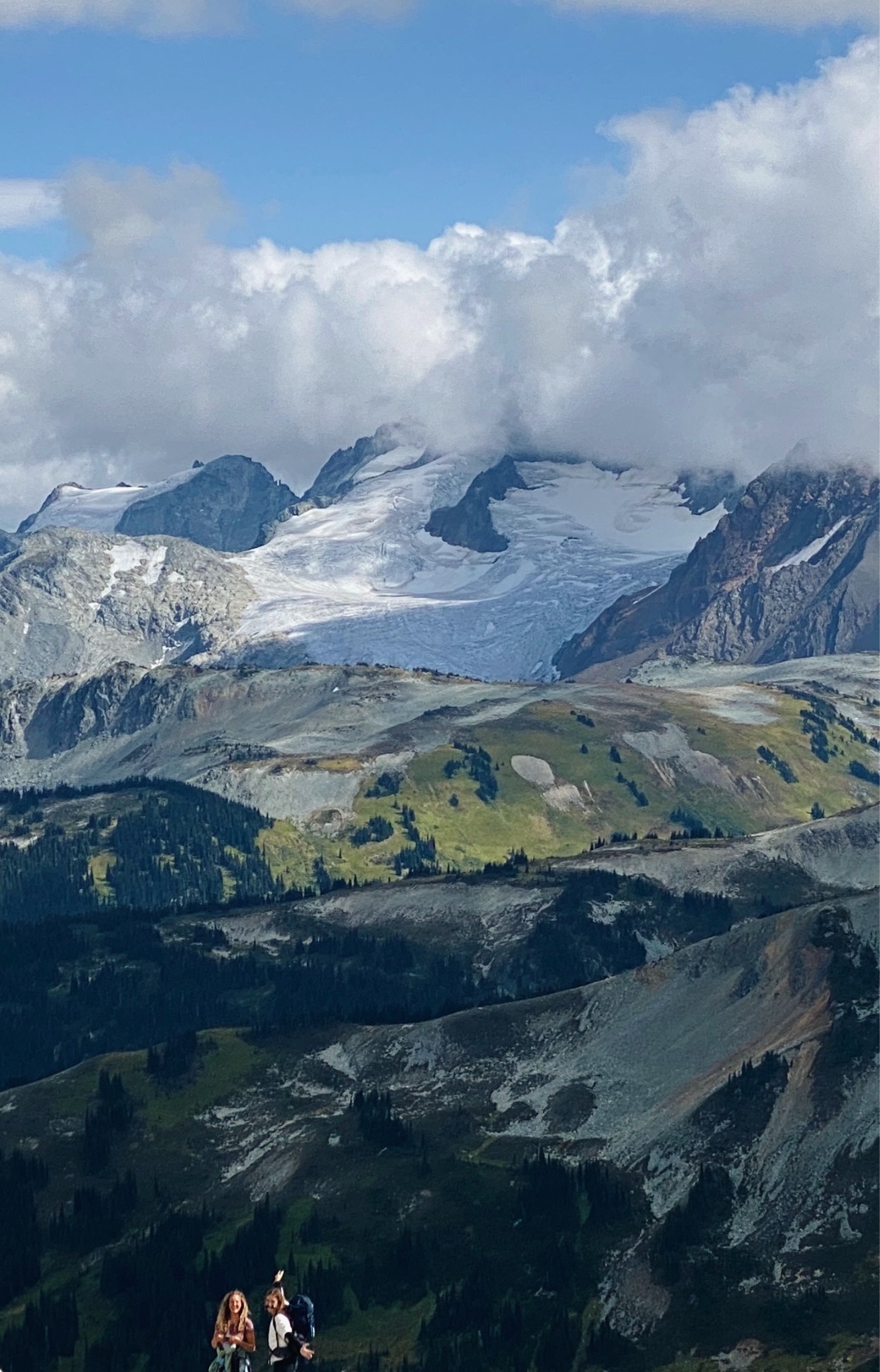 Mountain glacier view, Whistler