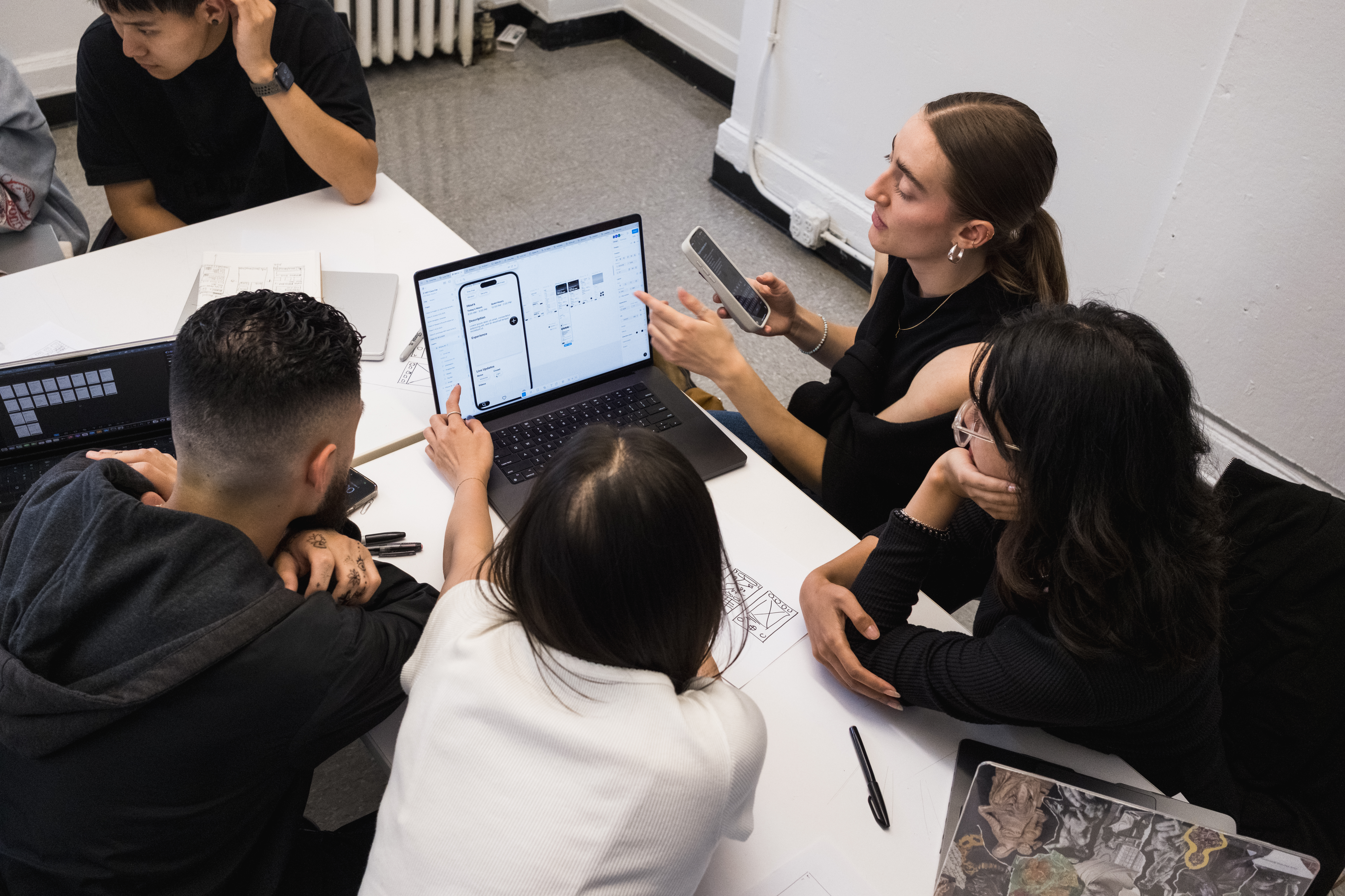 Design critique session