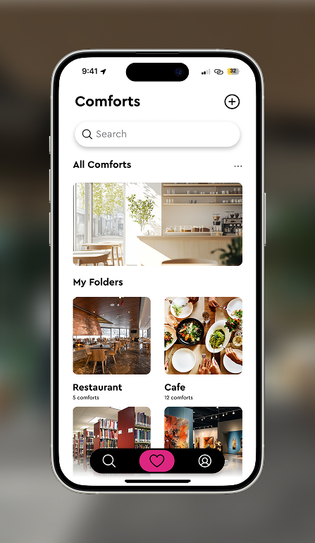 Save comfortable spaces