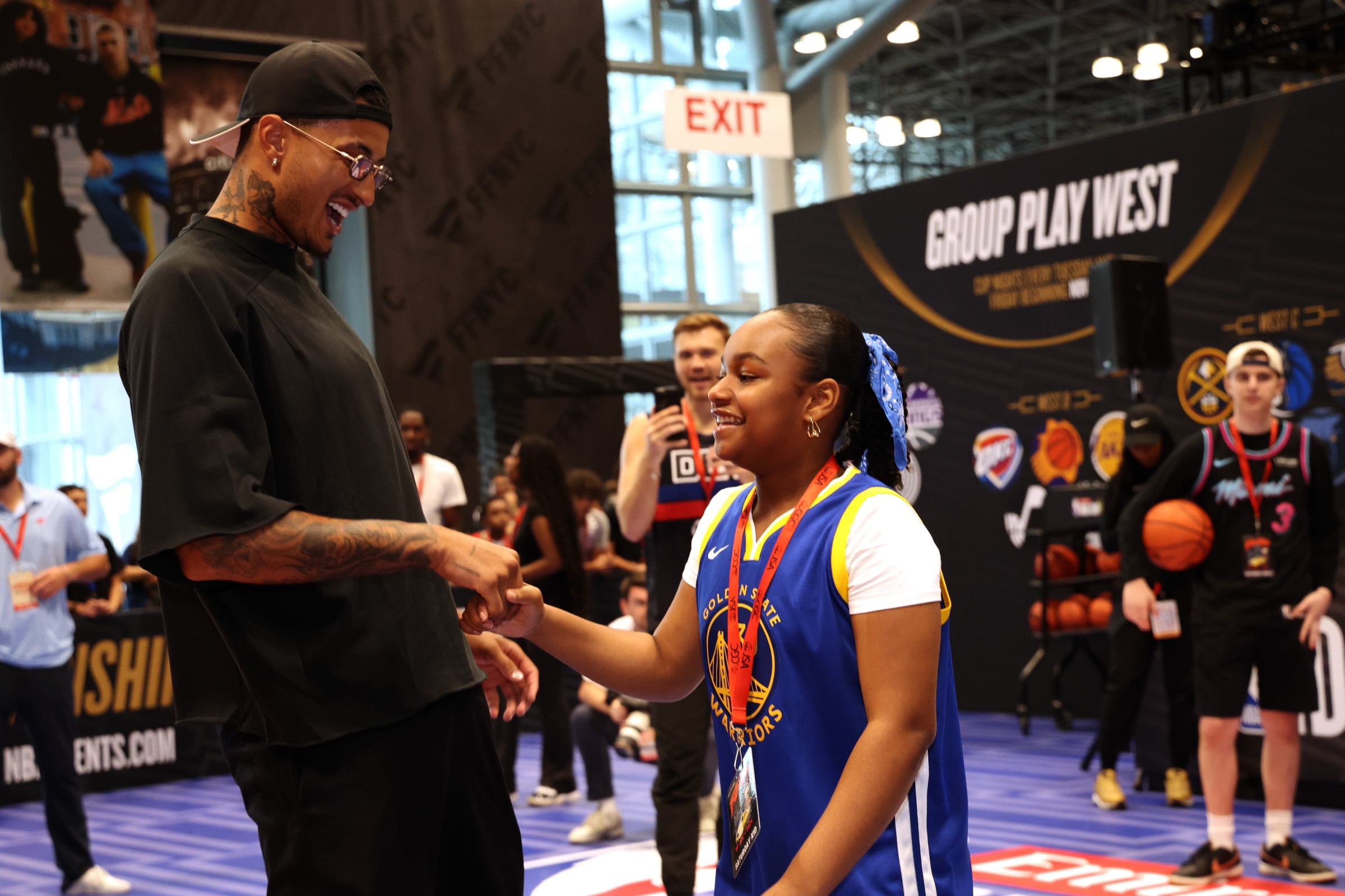 Basketball moment at Fanatics Fest