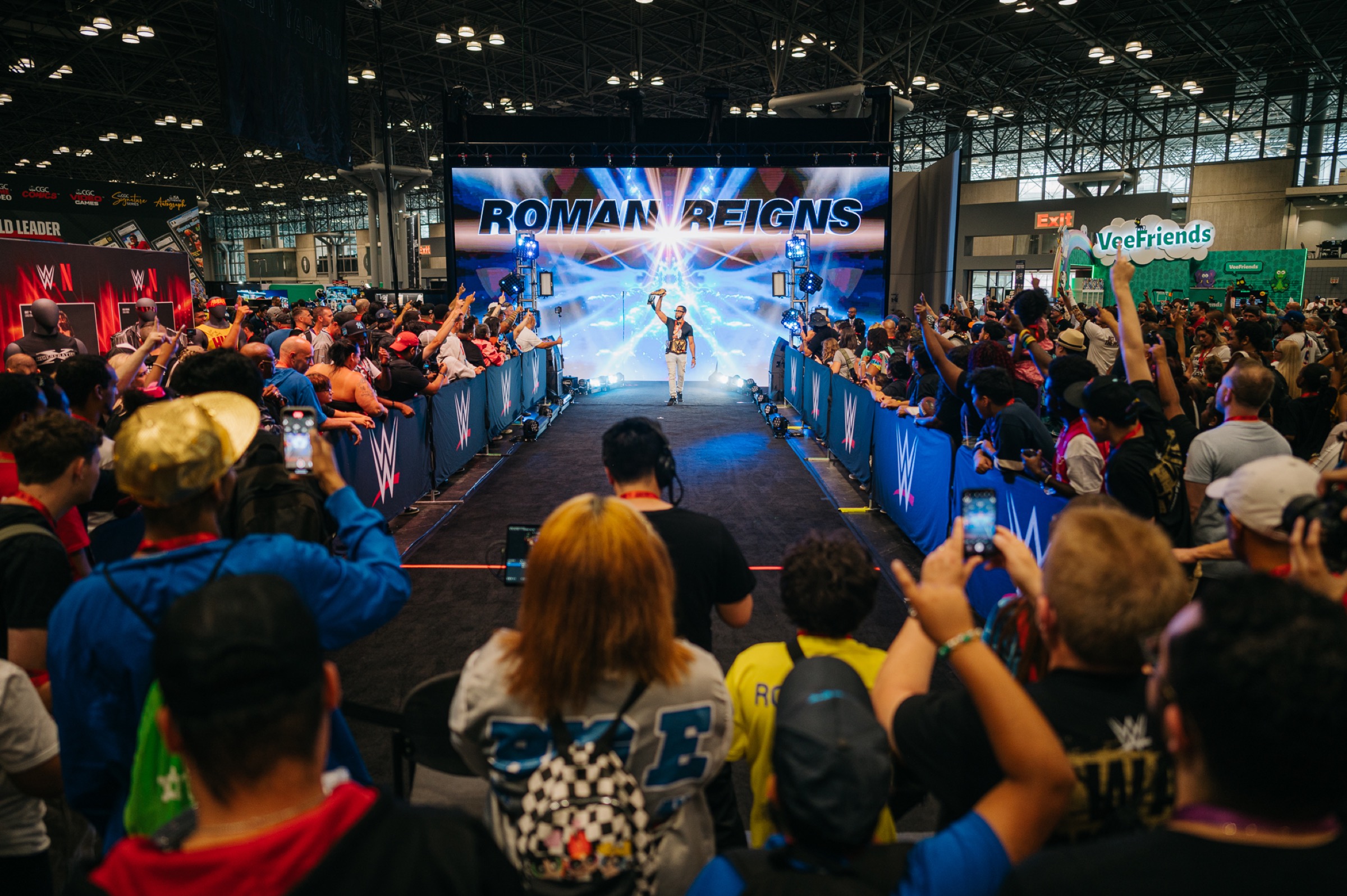 WWE entrance walk at Fanatics Fest