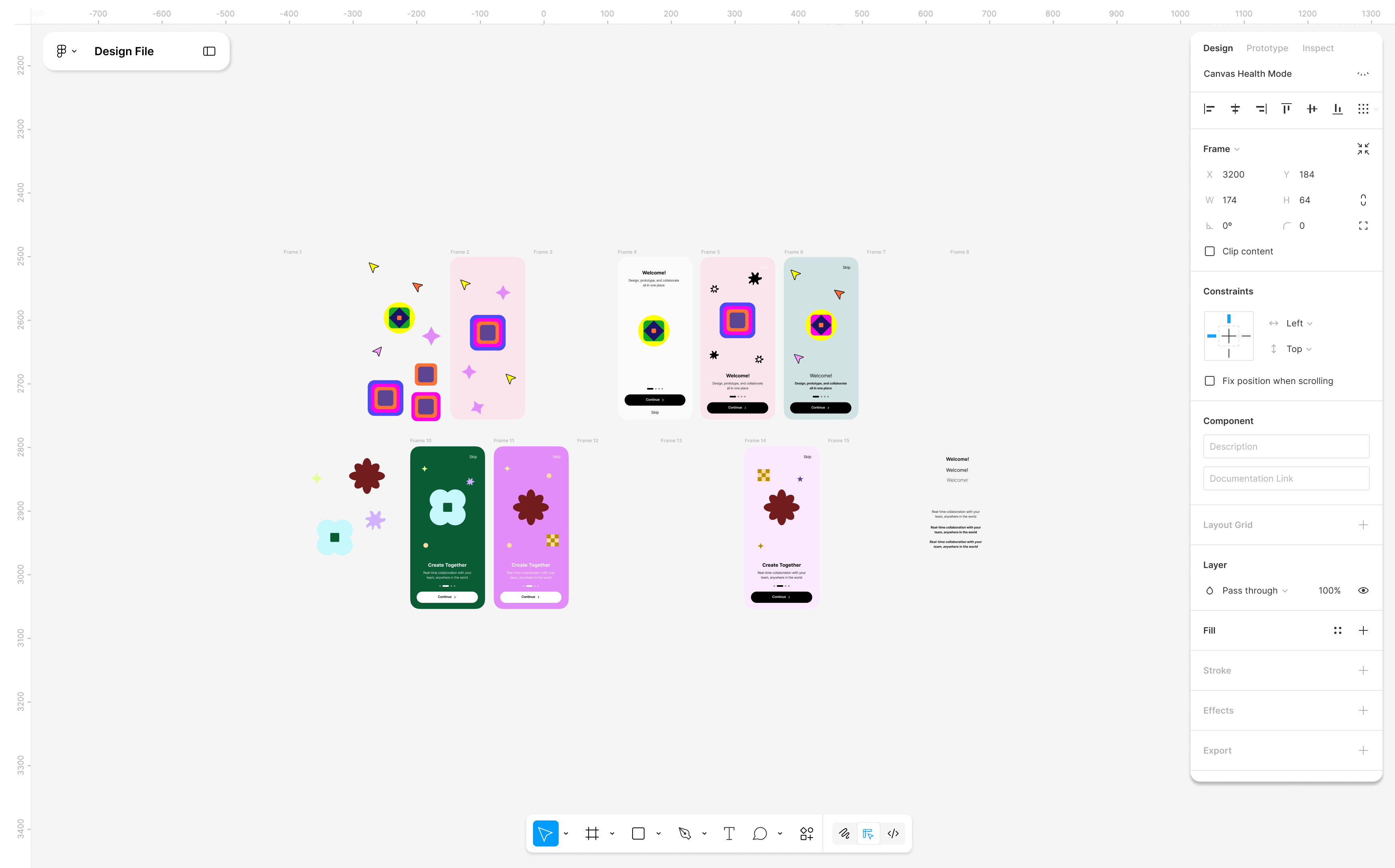 After — Canvas Health mode active