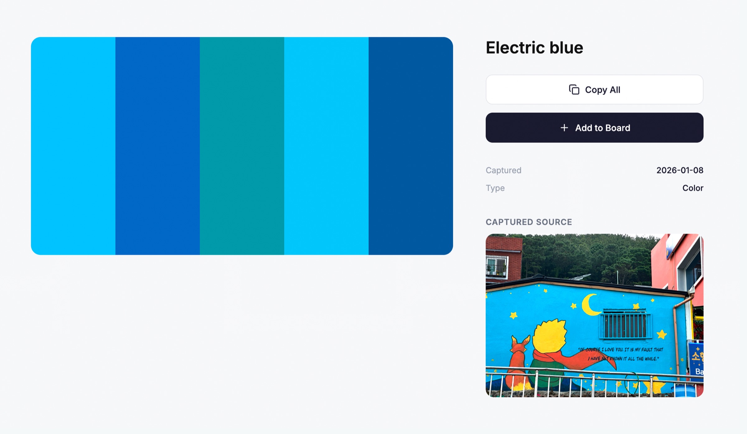 Forage app — color capture