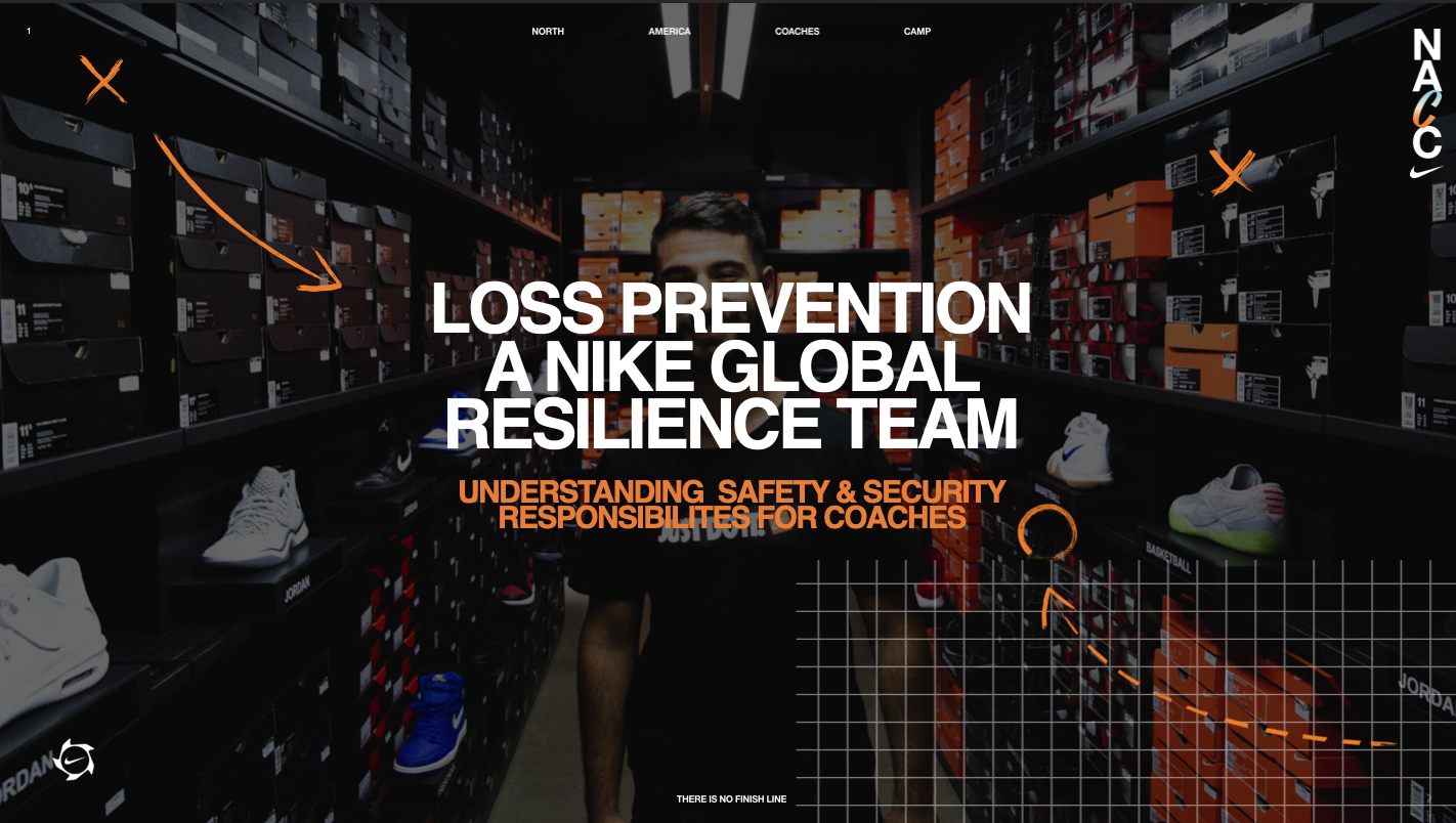 Nike North America Coaches Camp loss prevention presentation