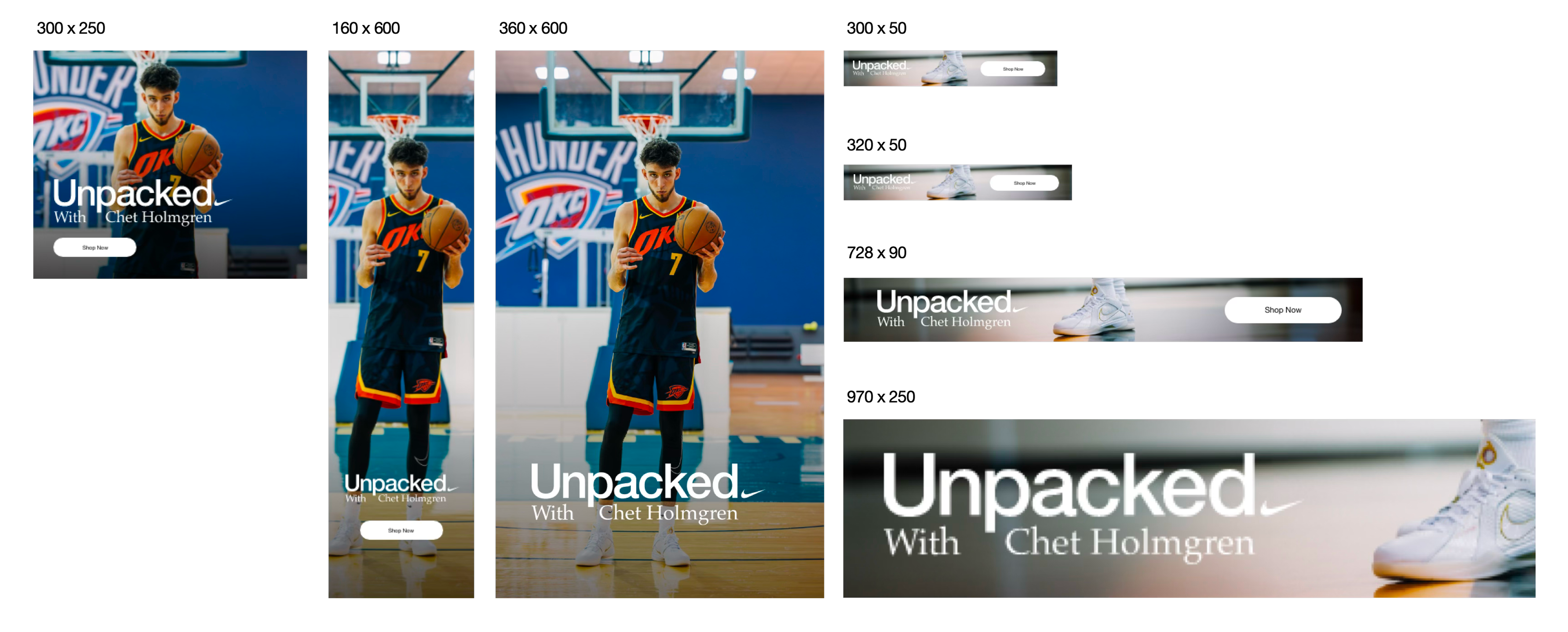 Nike Unpacked — campaign asset system