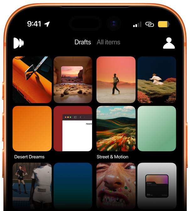 Draft — Drafts view